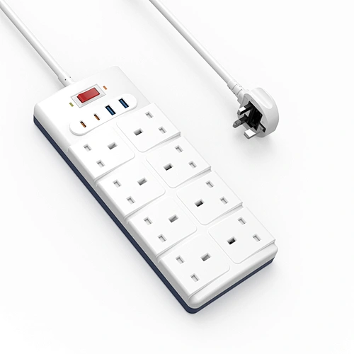 WiWU Wi-S009 PS842 20W GaN 12 in 1 Desktop Power Strip with USB C and AC Outlets